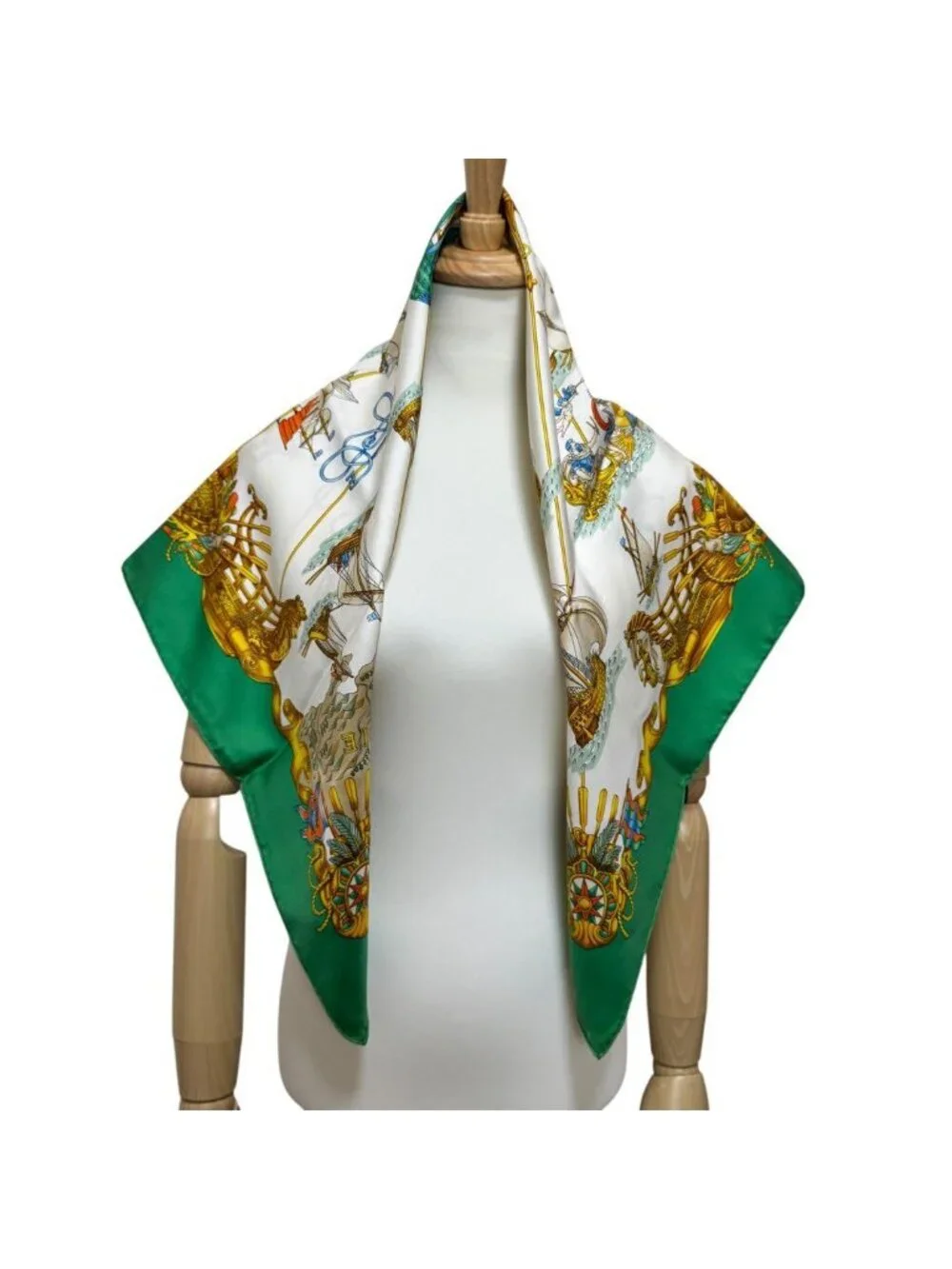 Hermes Carre 90 Voiles de Lumiere Sailing Ship of Light Scarf